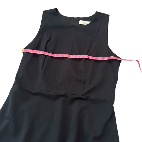 Ann Taylor LOFT Black Short A line Dress in Women’s 6 petite - Picture 9 of 13